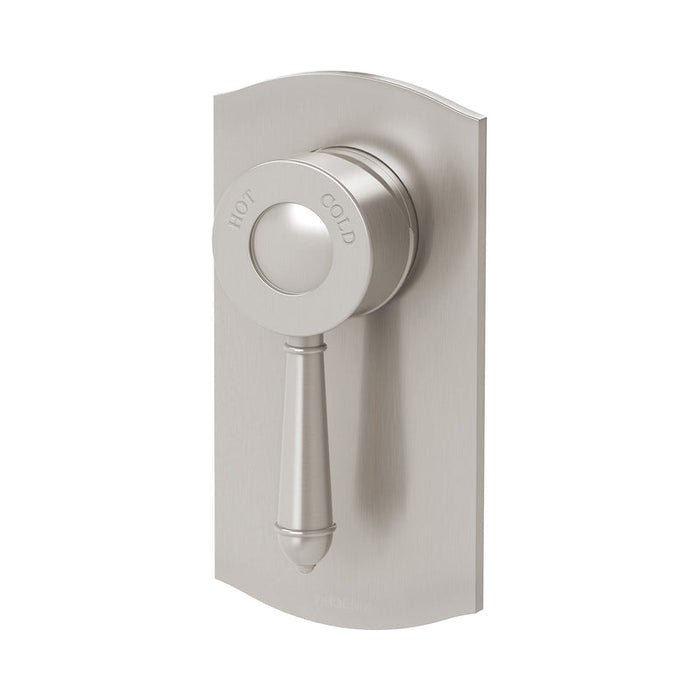 Phoenix Nostalgia Shower / Wall Mixer - Brushed Nickel-NS780-40-blue-leaf-bathware