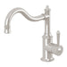 Phoenix Nostalgia Sink Mixer 220mm Shepherds Crook - Brushed Nickel-NS738-40-blue-leaf-bathware