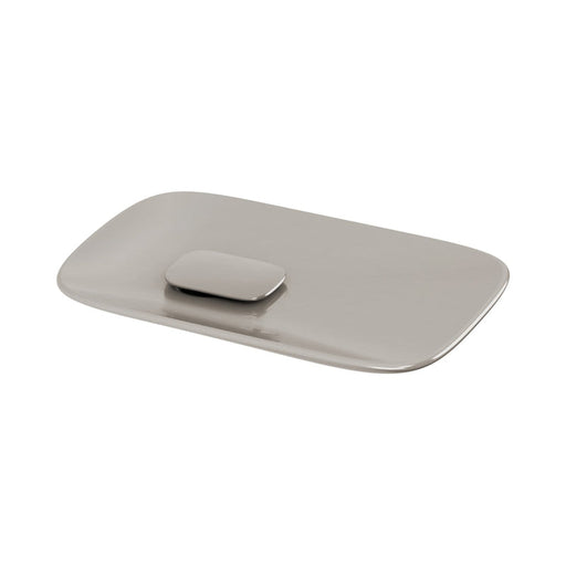 Phoenix Nuage Soap Dish - Brushed Nickel-129-8300-40-blue-leaf-bathware