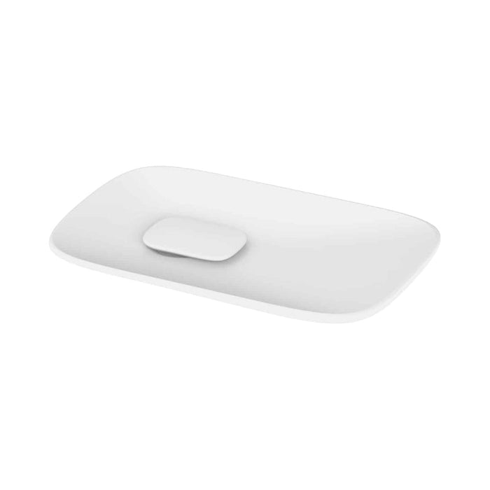 Phoenix Nuage Soap Dish - Matte White-129-8300-80-blue-leaf-bathware