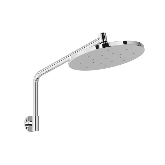 Phoenix Ormond High-Rise Shower Arm and Rose - Chrome-609-5300-00-blue-leaf-bathware