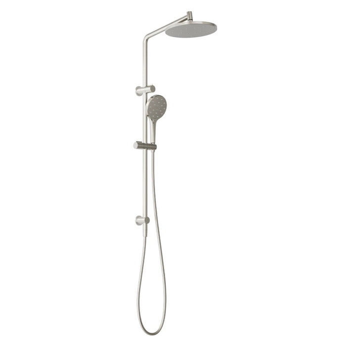 Phoenix Ormond Twin Shower - Brushed Nickel-609-6530-40-blue-leaf-bathware