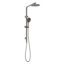 Phoenix Oxley Twin Shower - Brushed Carbon-610-6530-31-blue-leaf-bathware