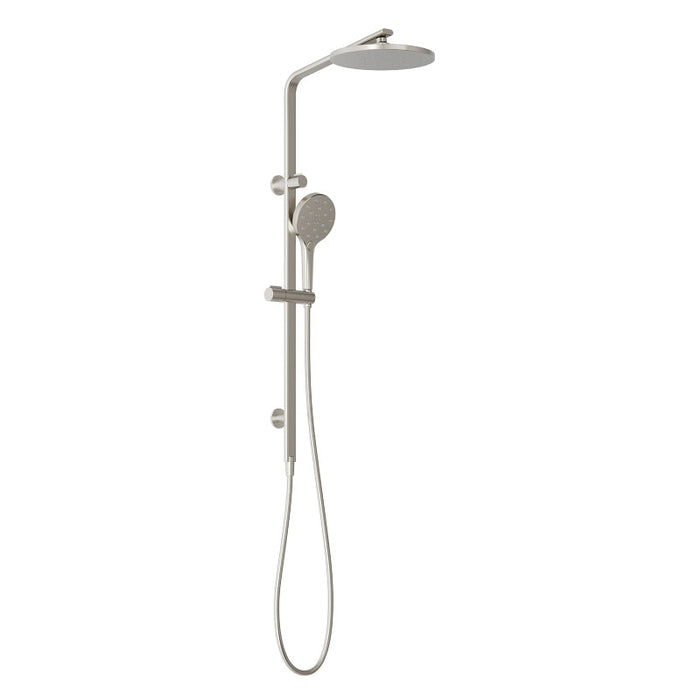 Phoenix Oxley Twin Shower - Brushed Nickel-610-6530-40-blue-leaf-bathware