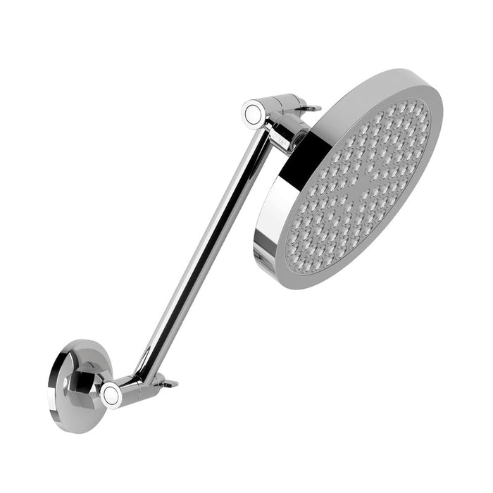 Phoenix Pina All Directional Shower Arm & 150mm Round Rose - Chrome-153-5101-00-blue-leaf-bathware