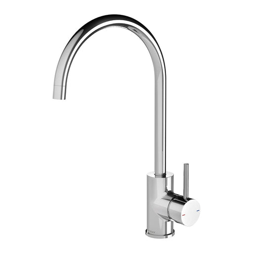 Phoenix Pina Sink Mixer 200mm Gooseneck - Chrome-153-7330-00-blue-leaf-bathware