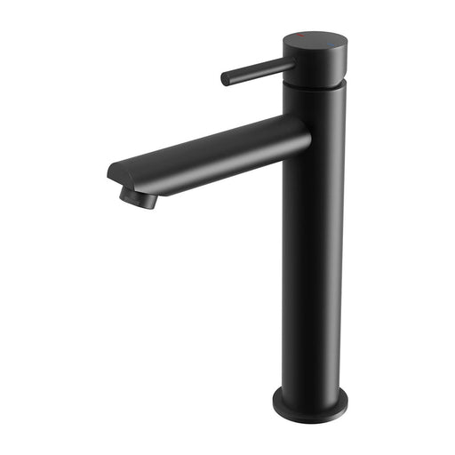 Phoenix Pina Vessel Mixer - Matte Black-153-7900-10-blue-leaf-bathware