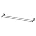 Phoenix Radii Double Towel Rail 800mm Square Plate - Chrome-RS812 CHR-blue-leaf-bathware