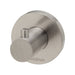 Phoenix Radii Robe Hook Round Plate - Brushed Nickel-RA897 BN-blue-leaf-bathware