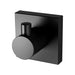 Phoenix Radii Robe Hook Square Plate - Matte Black-RS897 MB-blue-leaf-bathware