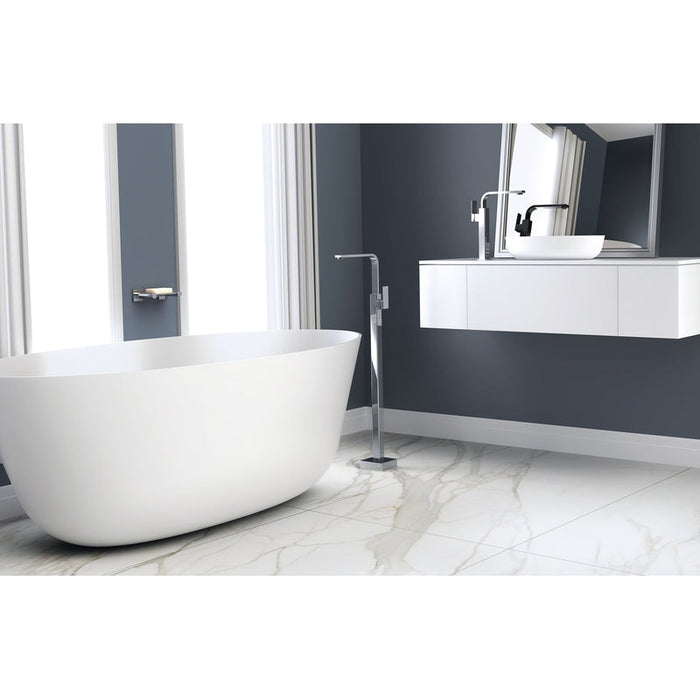 Phoenix Radii Vessel Mixer - Chrome-RA790 CHR-blue-leaf-bathware