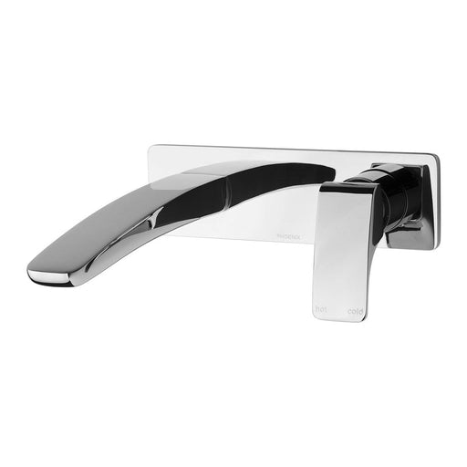 Phoenix Rush Wall Basin Mixer Set 180mm - Chrome-RU785 CHR-blue-leaf-bathware