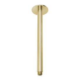 Phoenix Vivid Ceiling Arm 300mm - Brushed Gold-V544-12-blue-leaf-bathware