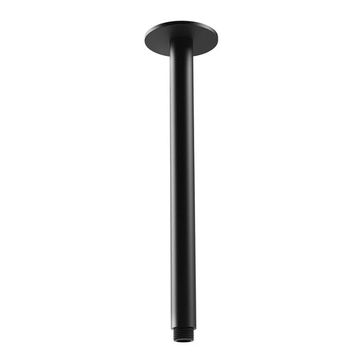 Phoenix Vivid Ceiling Arm 300mm - Matte Black-V544 MB-blue-leaf-bathware