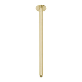 Phoenix Vivid Ceiling Arm 450mm - Brushed Gold-V545-12-blue-leaf-bathware