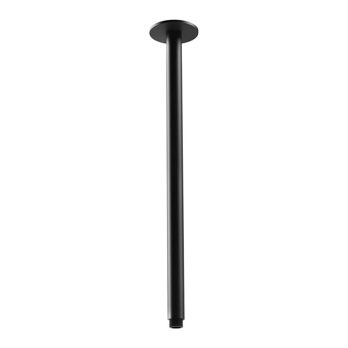 Phoenix Vivid Ceiling Arm 450mm - Matte Black-V545 MB-blue-leaf-bathware