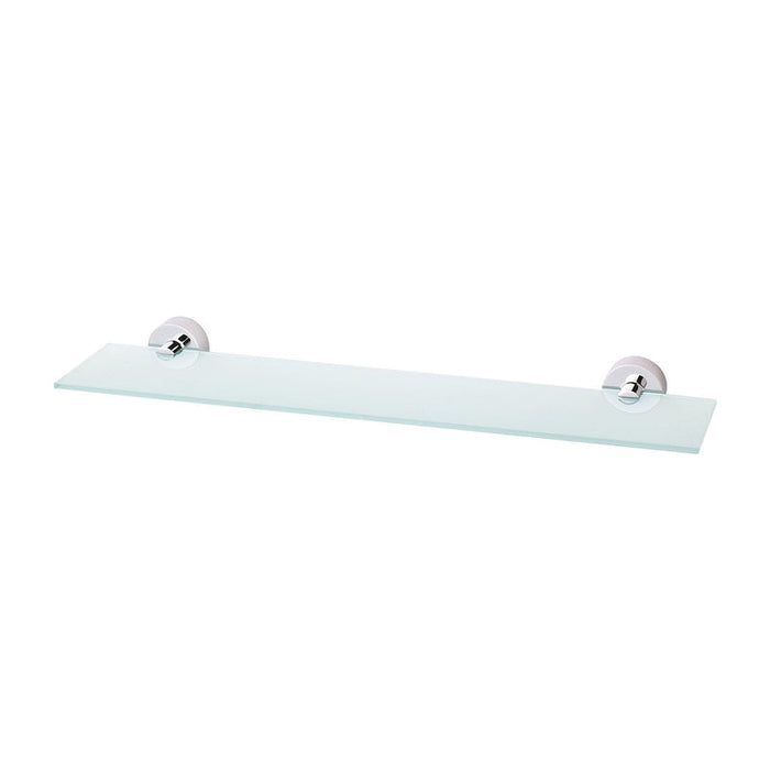 Phoenix Vivid Glass Shelf - Chrome-VA896 CHR-blue-leaf-bathware