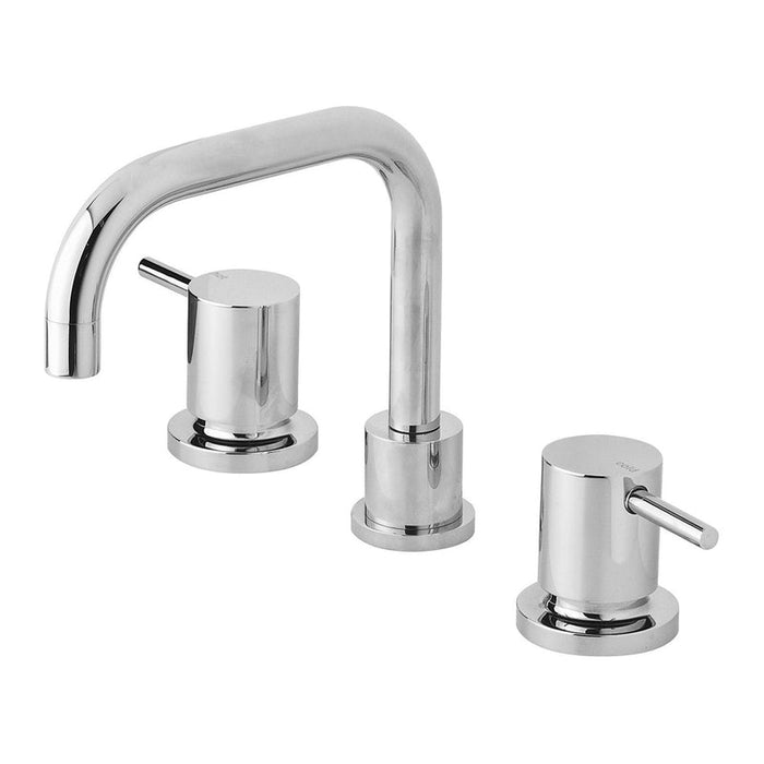 Phoenix Vivid Pin Lever Basin Set Swivel Squareline Outlet - Chrome-VP100 CHR-blue-leaf-bathware