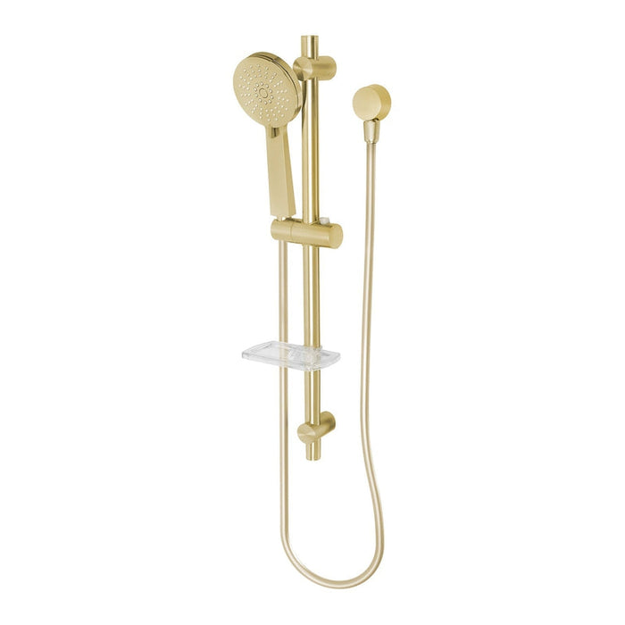 Phoenix Vivid Rail Shower - Brushed Gold-V685-12-blue-leaf-bathware