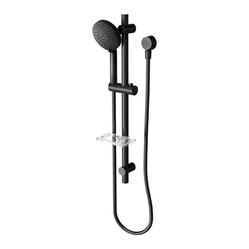 Phoenix Vivid Rail Shower - Matte Black-V685 MB-blue-leaf-bathware