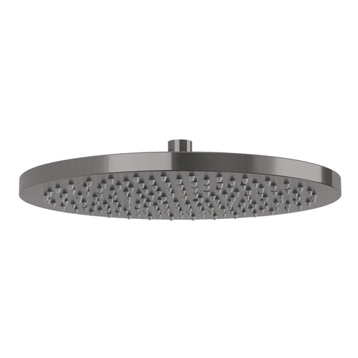 Phoenix Vivid Shower Rose 300mm Round - Brushed Carbon-V5005-31-blue-leaf-bathware