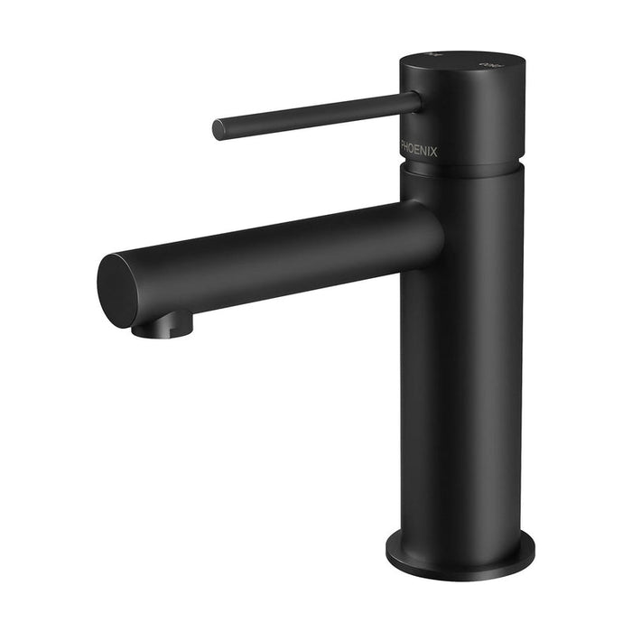 Phoenix Vivid Slimline Basin Mixer - Matte Black-VS770 MB-blue-leaf-bathware