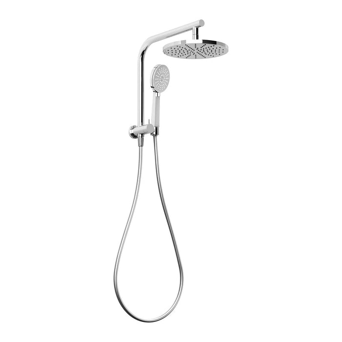 Phoenix Vivid Slimline Compact Twin Shower - Chrome-VS6510-00-blue-leaf-bathware