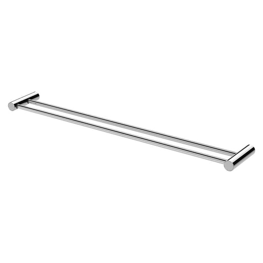 Phoenix Vivid Slimline Double Towel Rail 800mm - Chrome-111-8130-00-blue-leaf-bathware