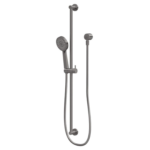 Phoenix Vivid Slimline Extended Rail Shower - Brushed Carbon-VS6835-31-blue-leaf-bathware