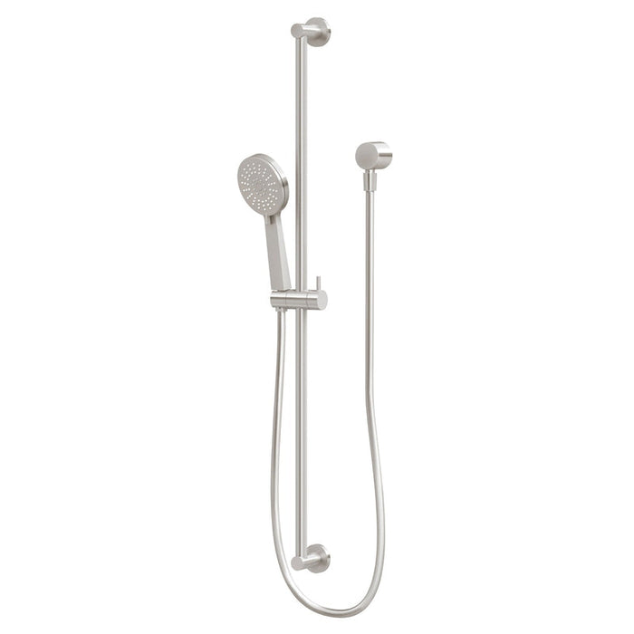 Phoenix Vivid Slimline Extended Rail Shower - Brushed Nickel-VS6835-40-blue-leaf-bathware