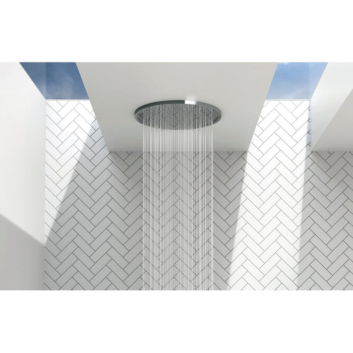 Phoenix Vivid Slimline Flush Mount Ceiling Shower 300mm Round - Chrome-VS5090-00-blue-leaf-bathware