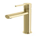 Phoenix Vivid Slimline Oval Basin Mixer - Brushed Gold-VV770-12-blue-leaf-bathware