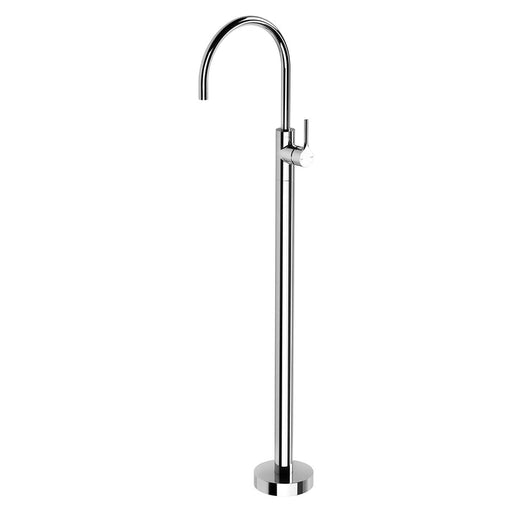 Phoenix Vivid Slimline Oval Floor Mounted Bath Mixer - Chrome-VV745-00-blue-leaf-bathware