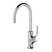 Phoenix Vivid Slimline Oval Sink Mixer 160mm Gooseneck - Chrome-VV735 CHR-blue-leaf-bathware