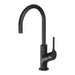 Phoenix Vivid Slimline Oval Sink Mixer 160mm Gooseneck - Matte Black-VV735 MB-blue-leaf-bathware