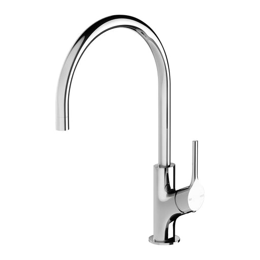 Phoenix Vivid Slimline Oval Sink Mixer 220mm Gooseneck - Chrome-VV733 CHR-blue-leaf-bathware