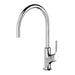 Phoenix Vivid Slimline Oval Sink Mixer 220mm Gooseneck - Chrome-VV733 CHR-blue-leaf-bathware