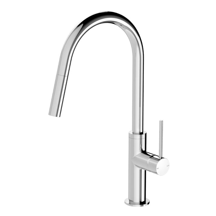 Phoenix Vivid Slimline Pull Out Sink Mixer Chrome-VS7105-00-blue-leaf-bathware