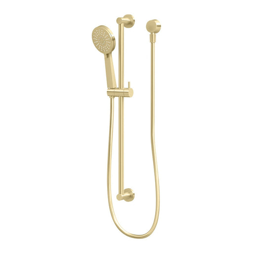 Phoenix Vivid Slimline Rail Shower - Brushed Gold-VS685-12-blue-leaf-bathware