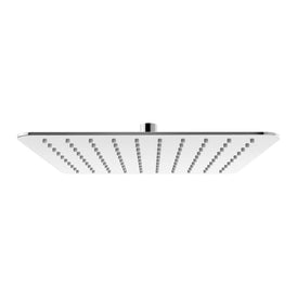 Phoenix Vivid Slimline Shower Rose 300mm Slimline Square - Stainless Steel-VS5001-50-blue-leaf-bathware