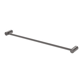 Phoenix Vivid Slimline Single Towel Rail 600mm - Brushed Carbon-111-8010-31-blue-leaf-bathware