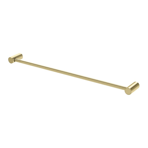 Phoenix Vivid Slimline Single Towel Rail 600mm - Brushed Gold-111-8010-12-blue-leaf-bathware