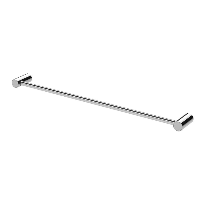 Phoenix Vivid Slimline Single Towel Rail 600mm - Chrome-111-8010-00-blue-leaf-bathware