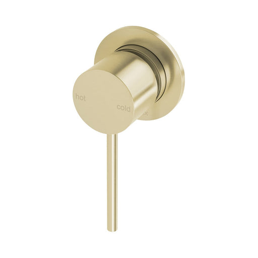 Phoenix Vivid Slimline SwitchMix Shower / Wall Mixer 60mm Backplate - Brushed Gold-VS2801-12-blue-leaf-bathware