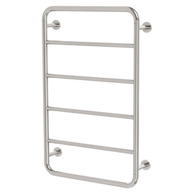 Phoenix Vivid Slimline Towel Ladder 800 X 500mm - Brushed Nickel-111-8700-40-blue-leaf-bathware
