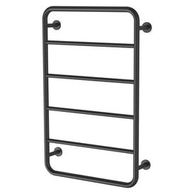 Phoenix Vivid Slimline Towel Ladder 800 X 500mm - Matte Black-111-8700-10-blue-leaf-bathware