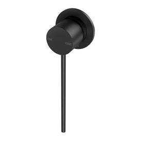 Phoenix Vivid Slimline Wall Mixer 60mm Backplate & Extended Lever - Matte Black-114-2801-10-blue-leaf-bathware