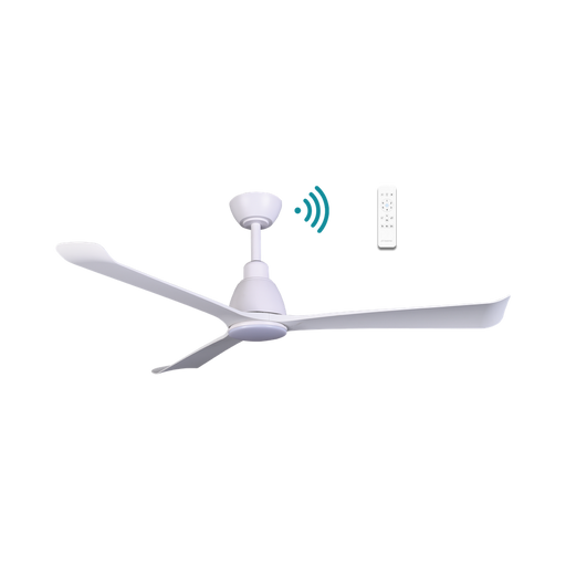 Martec Polo DC 52″ Smart Ceiling Fan With WIFI Remote Control + LED light - Matt White