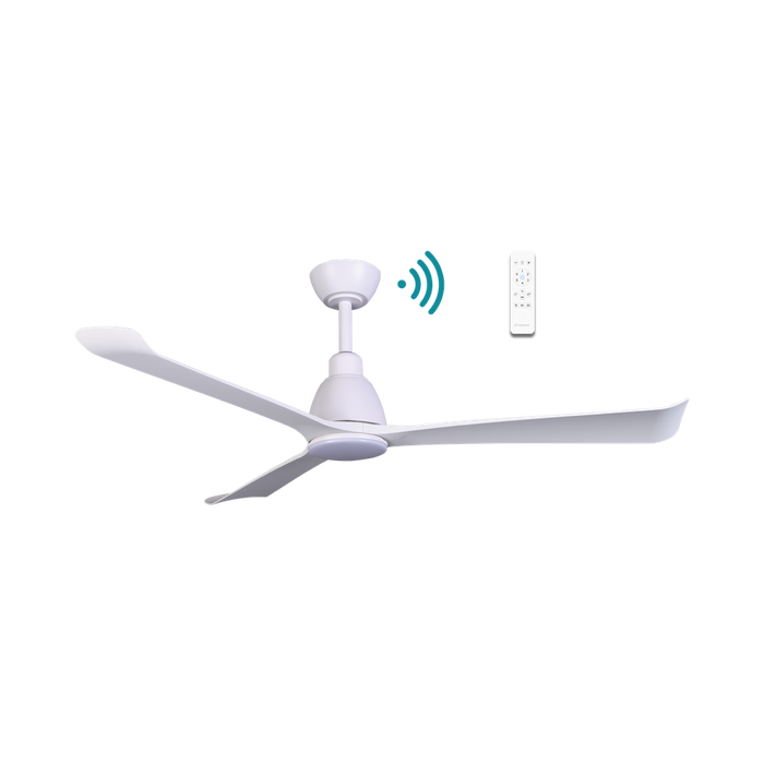 Martec Polo DC 52″ Smart Ceiling Fan With WIFI Remote Control + LED light - Matt White
