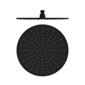 Nero 300mm Round Shower Head - Matte Black-NRROA1202MB-blue-leaf-bathware